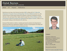 Tablet Screenshot of halukbayram.net